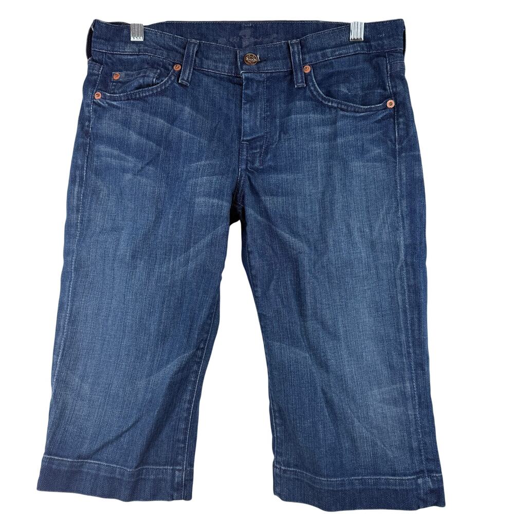 7 For All Mankind Women's Dojo Capri Jeans Size 28